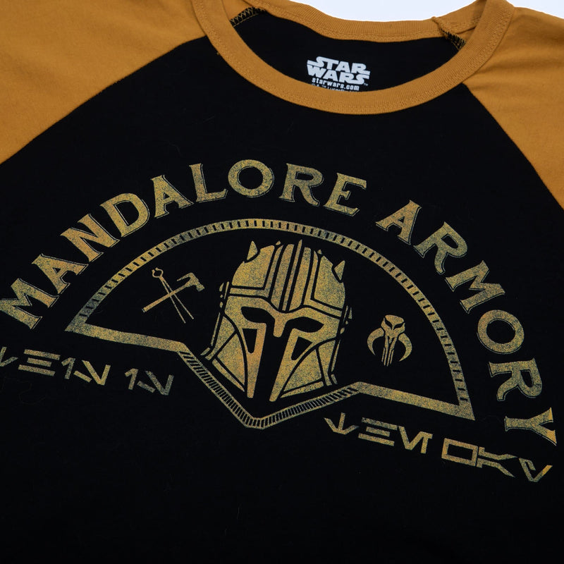 Mandalore Armory Black & Gold Raglan