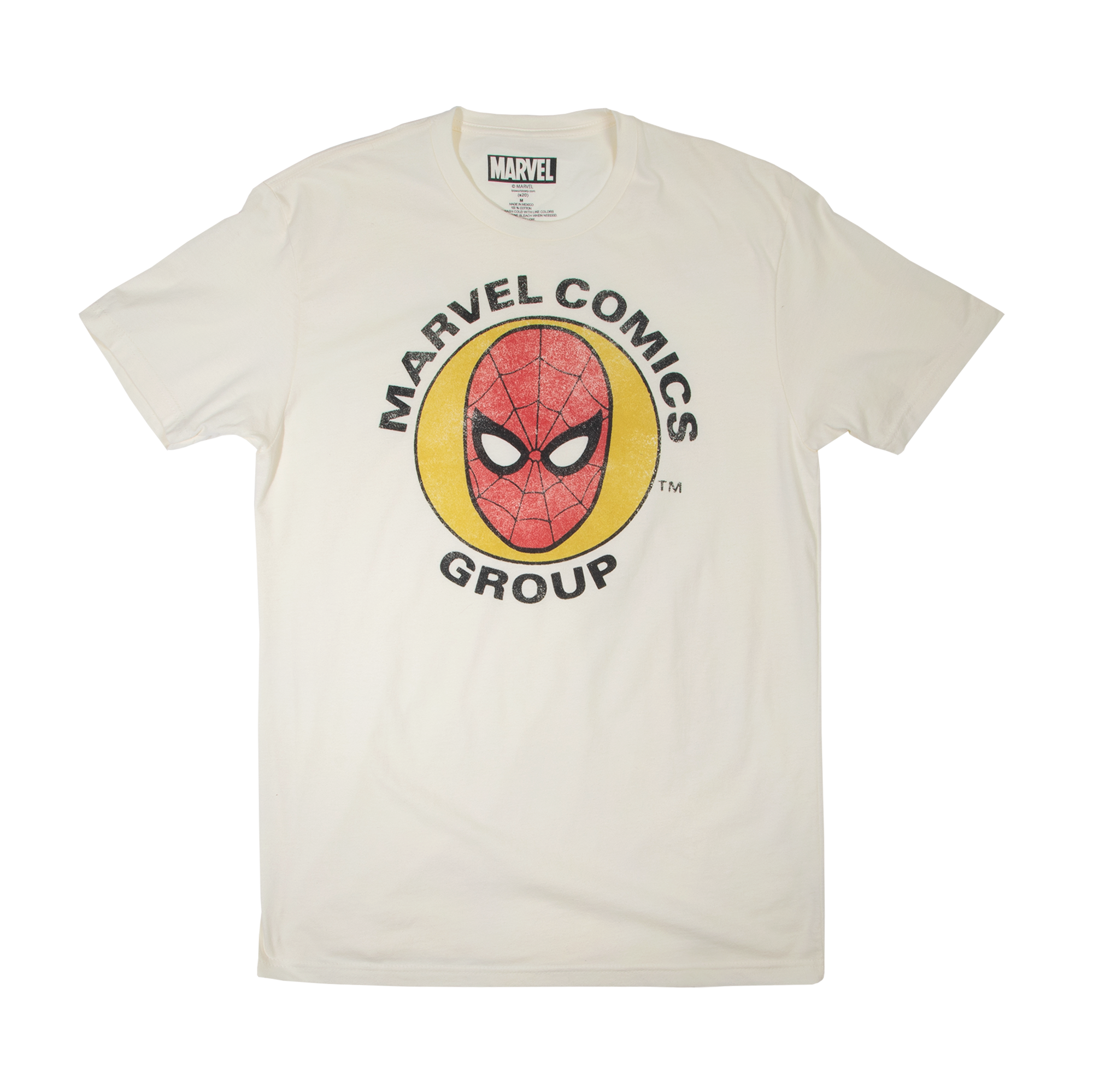 Spider-Man Marvel Group Natural Tee