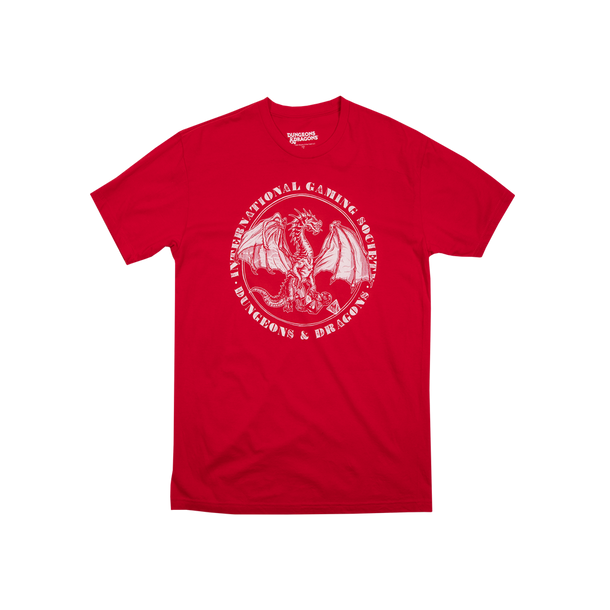 D&D Gaming Society Red Tee