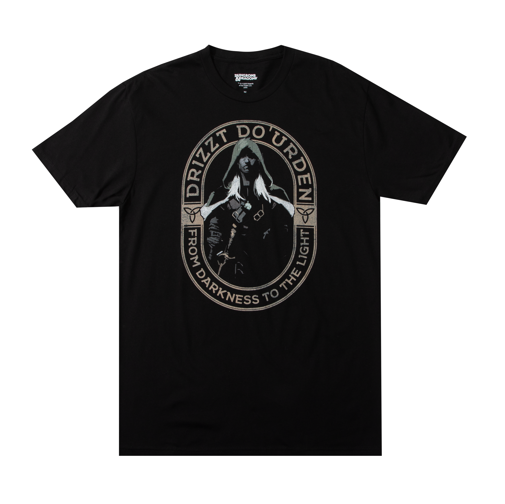 Drizzt From Darkness Black Tee