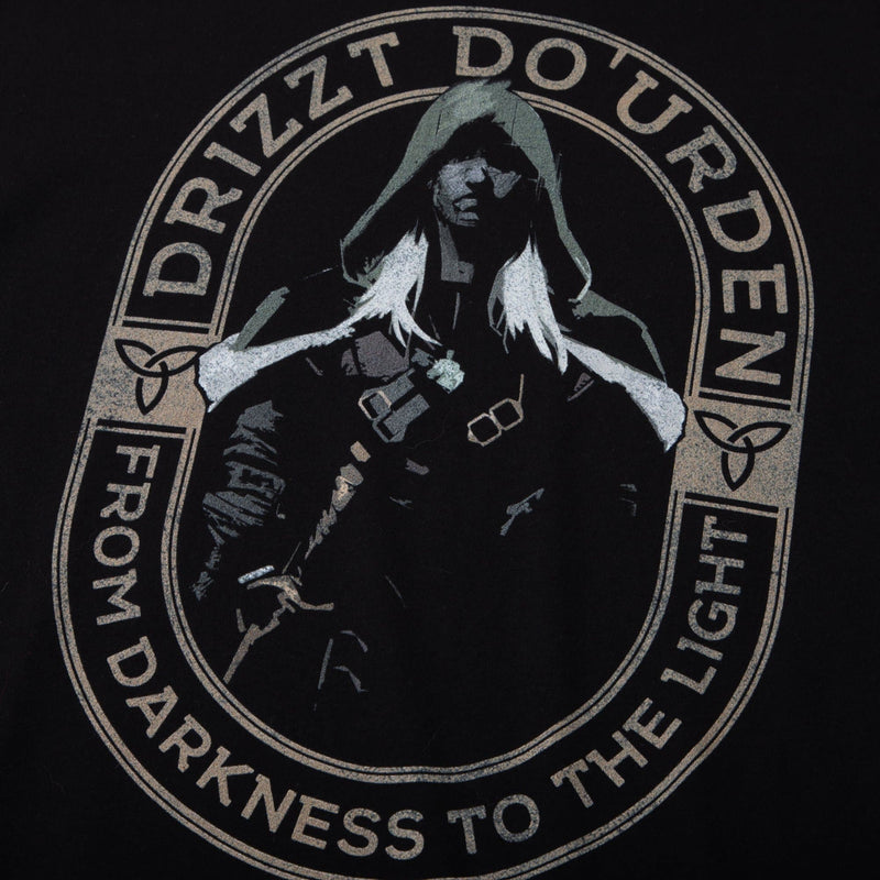 Drizzt From Darkness Black Tee