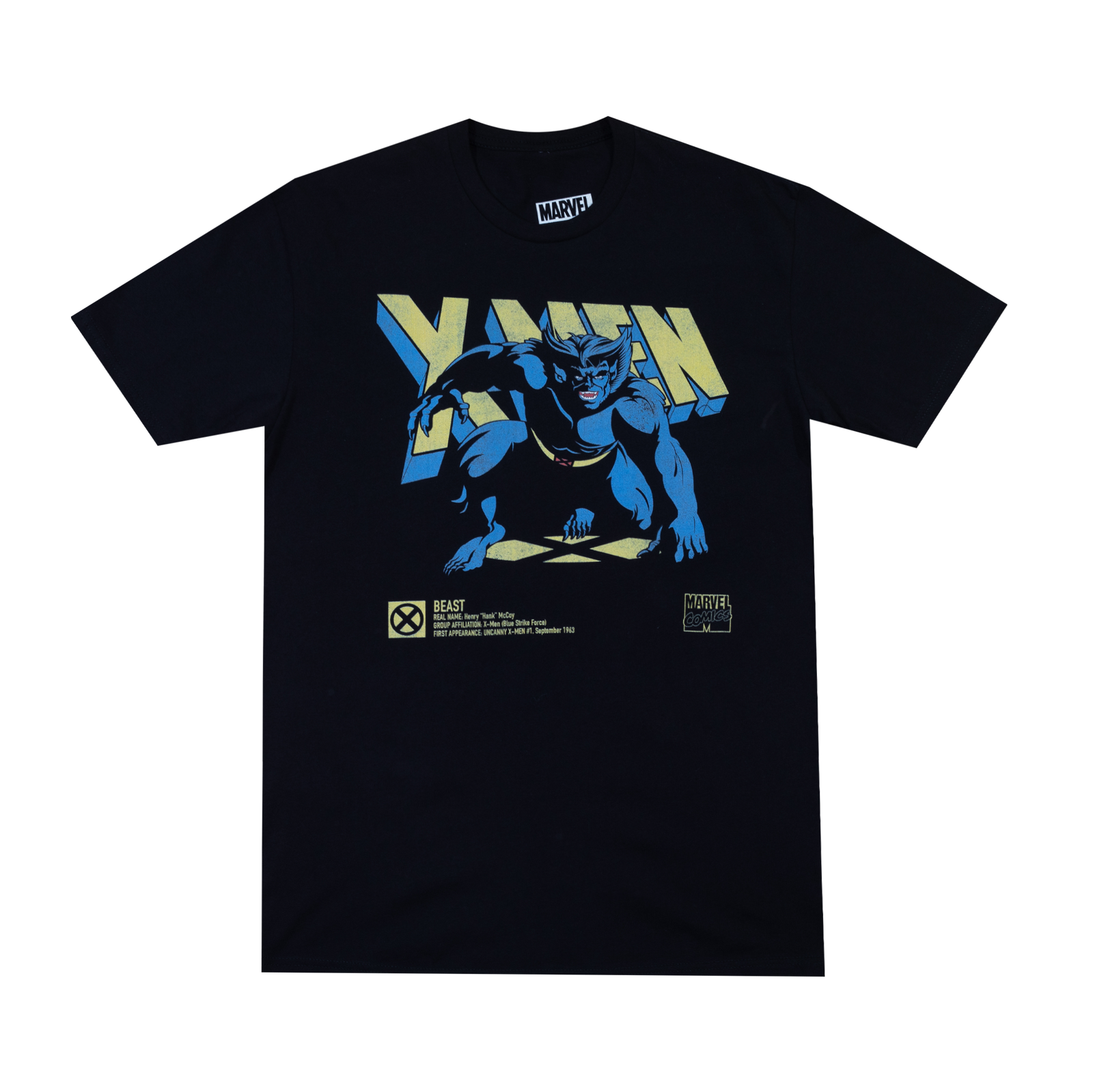 Marvel X-Men 90's Beast Black Tee - Marvel | Heroes & Villains