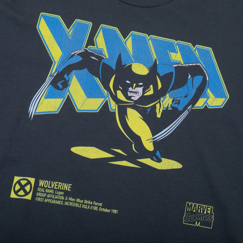 Marvel X-Men 90's Wolverine Charcoal Tee - Marvel | Heroes & Villains