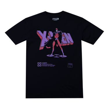 T-shirt noir Magneto des X-Men des années 90