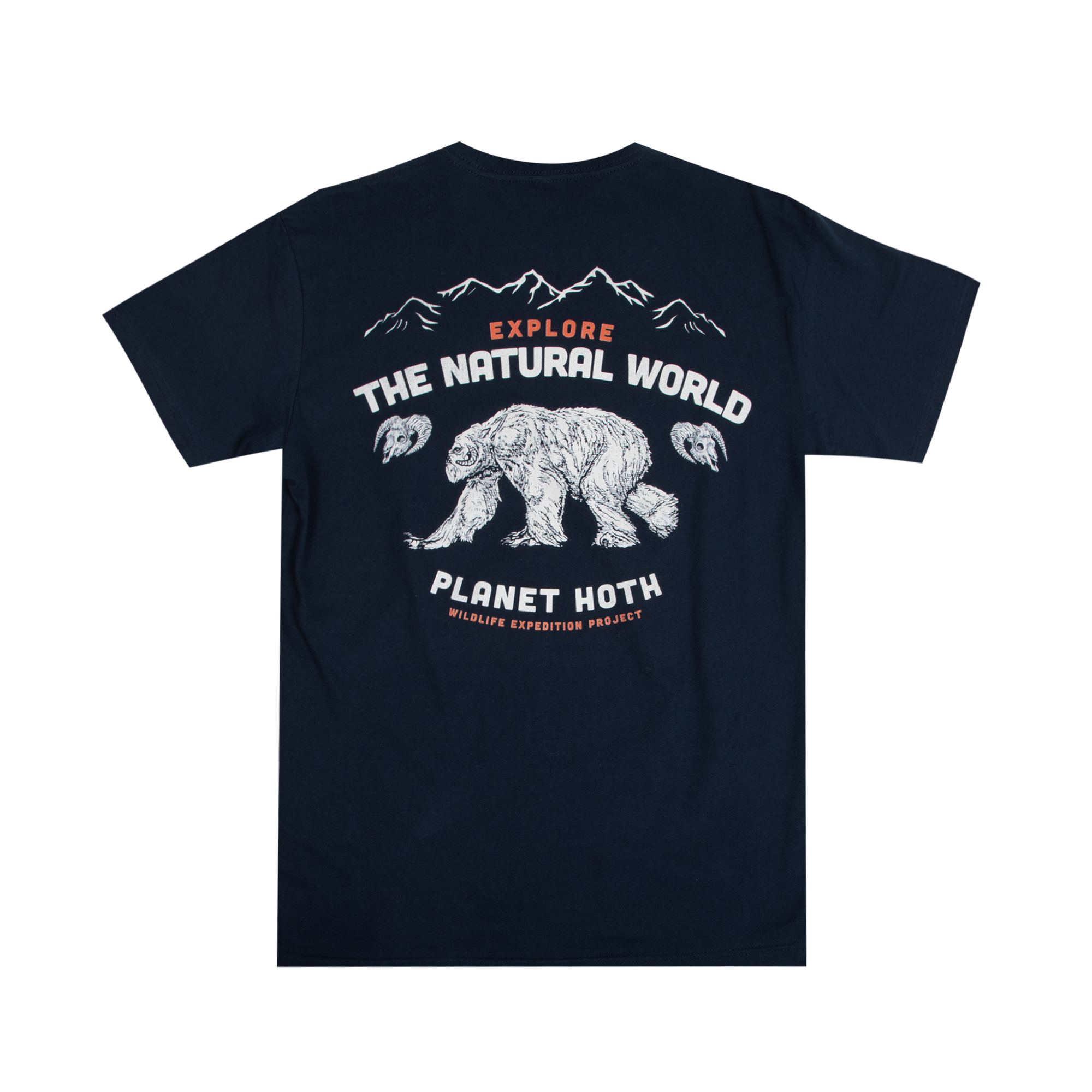 Star Wars Hoth Wildlife Expeditions Navy Tee