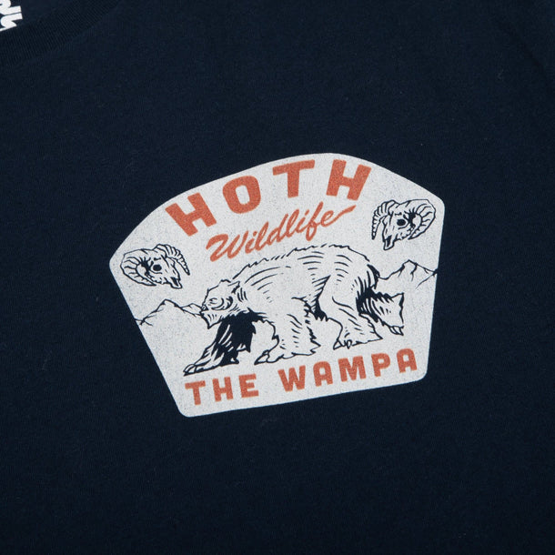 Star Wars Hoth Wildlife Expeditions Navy Tee