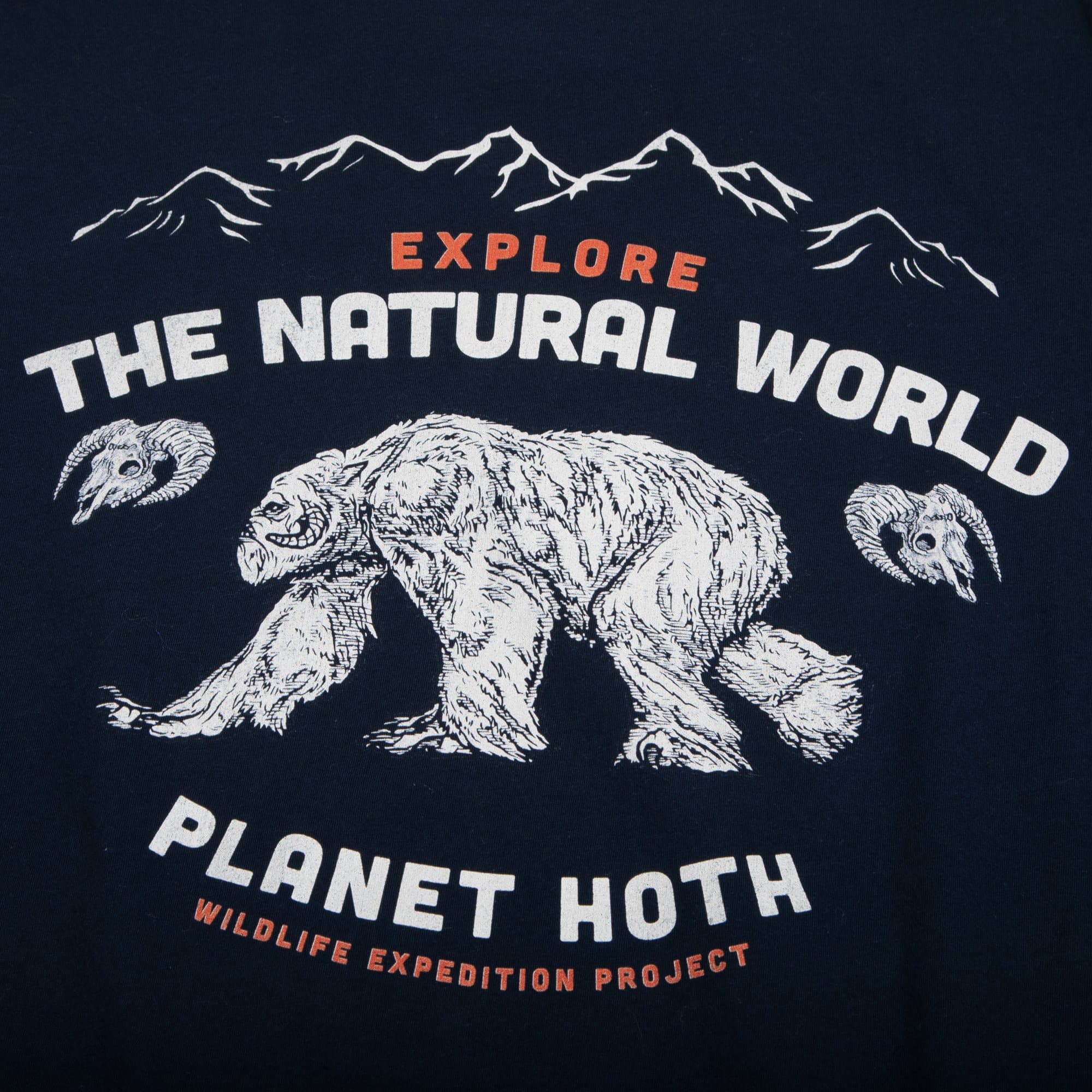 Star Wars Hoth Wildlife Expeditions Navy Tee