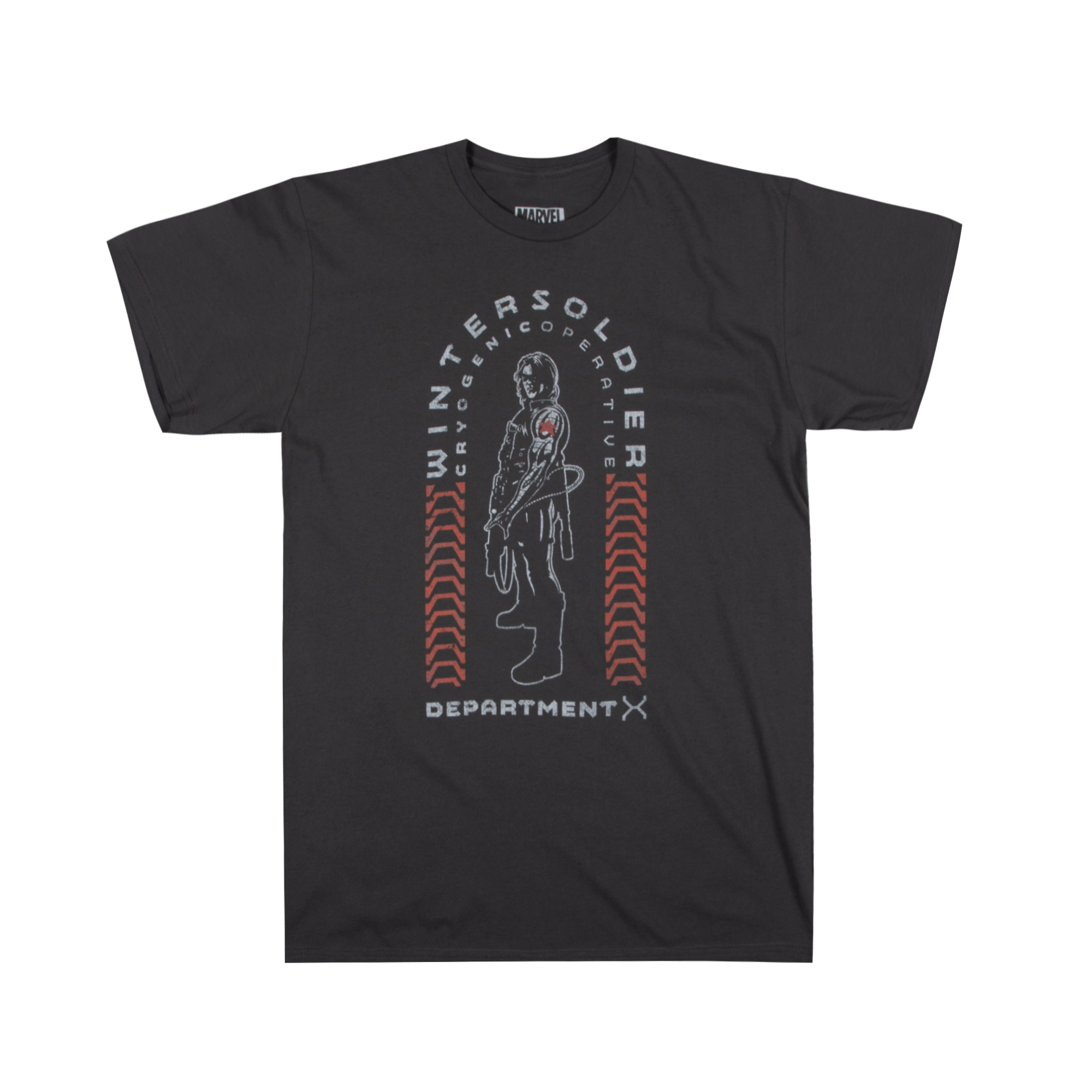 Marvel Winter Soldier Department X Charcoal Tee