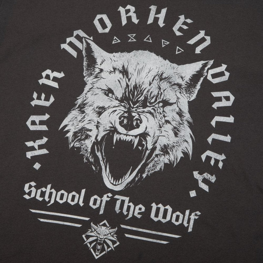 The Witcher Kaer Morhen Valley Wolf Charcoal Tee - The Witcher | Heroes ...