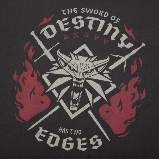 The Witcher Sword of Destiny Charcoal Tee
