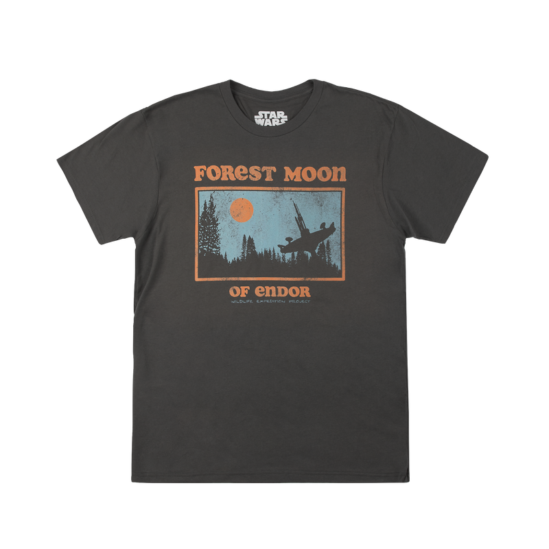 Endor Forest Moon Expedition Charcoal Tee