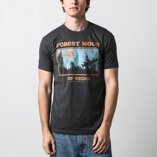 Endor Forest Moon Expedition Charcoal Tee