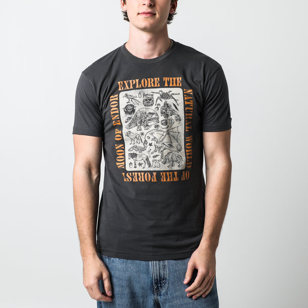 The Natural World of Endor Charcoal Tee