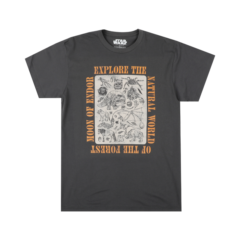 The Natural World of Endor Charcoal Tee
