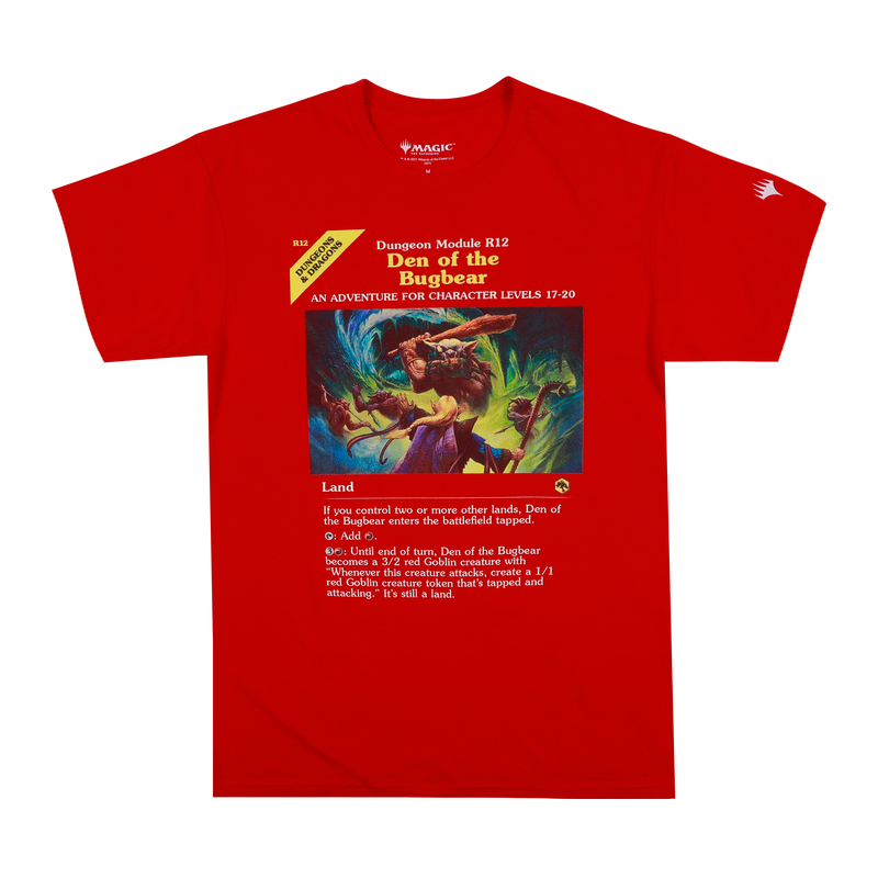 Magic: The Gathering x Dungeons & Dragons Den of the Bugbear Red Tee
