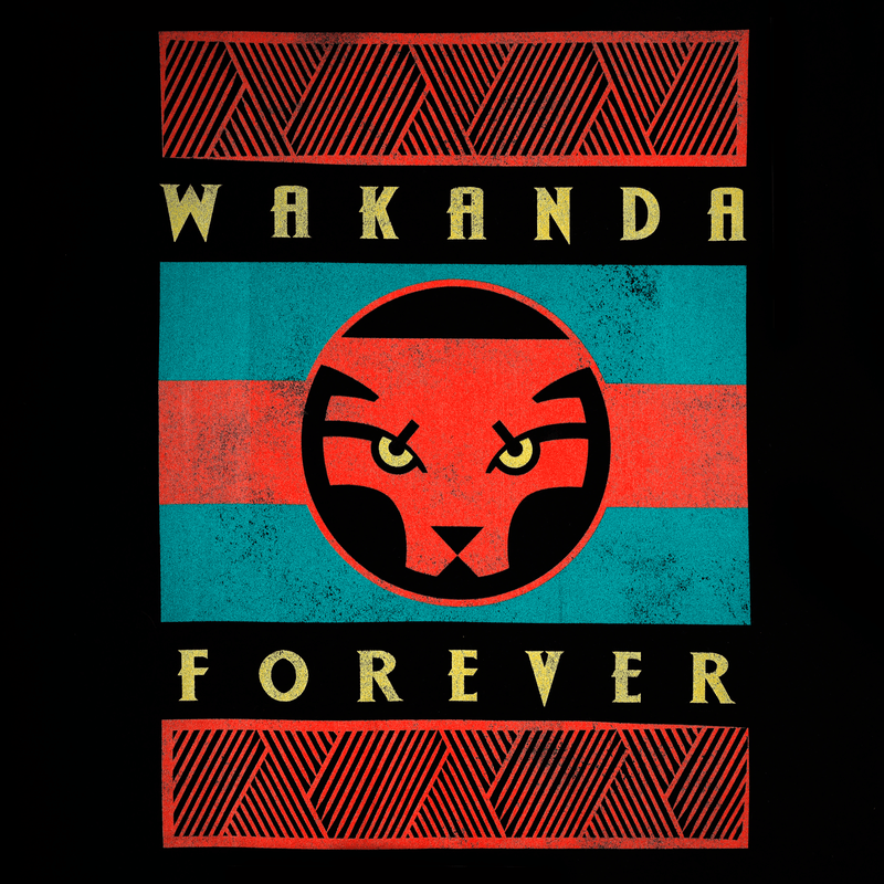 Wakanda Forever Tribal Print Flag