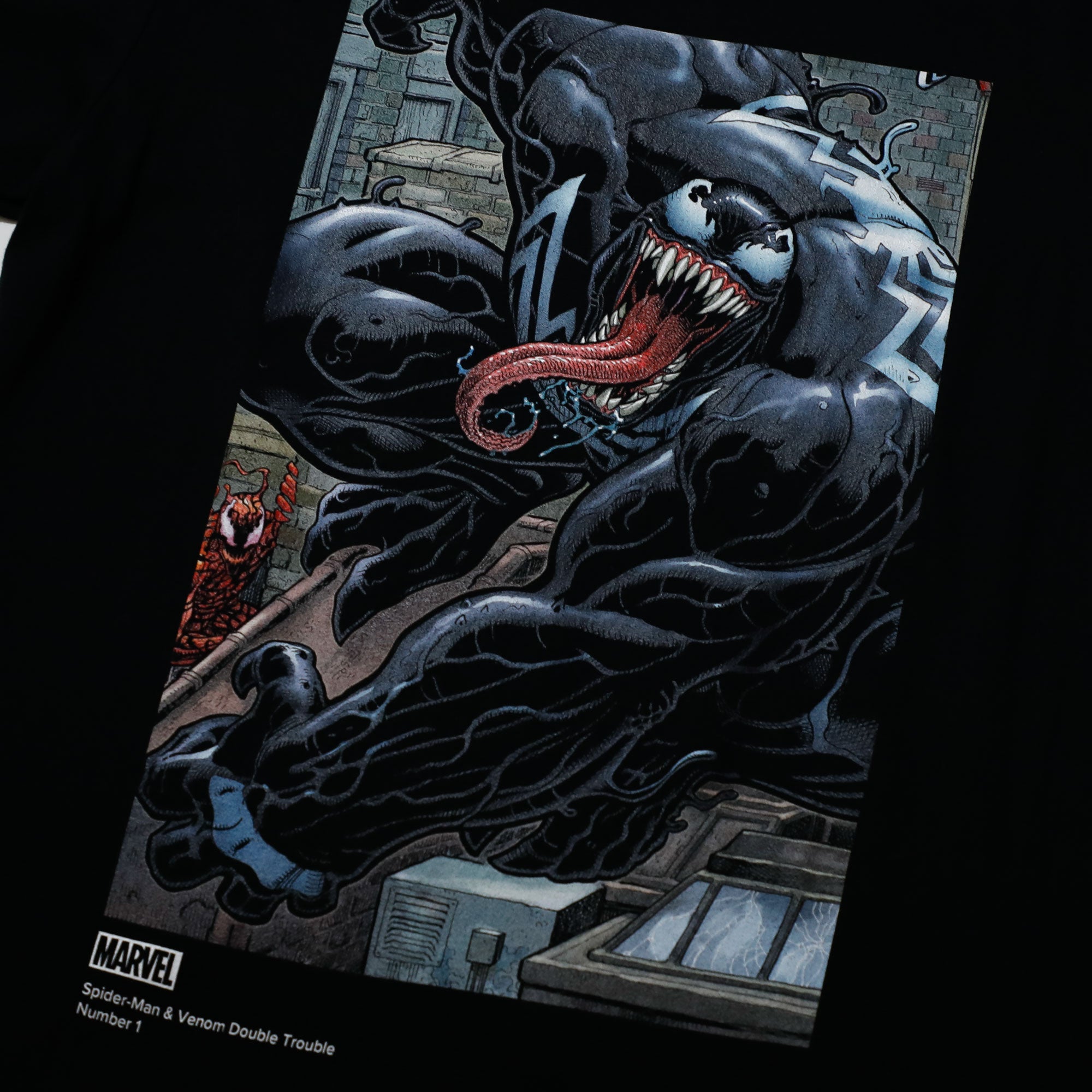 Spider-Man & Venom: Double Trouble #1 Cover Black Tee
