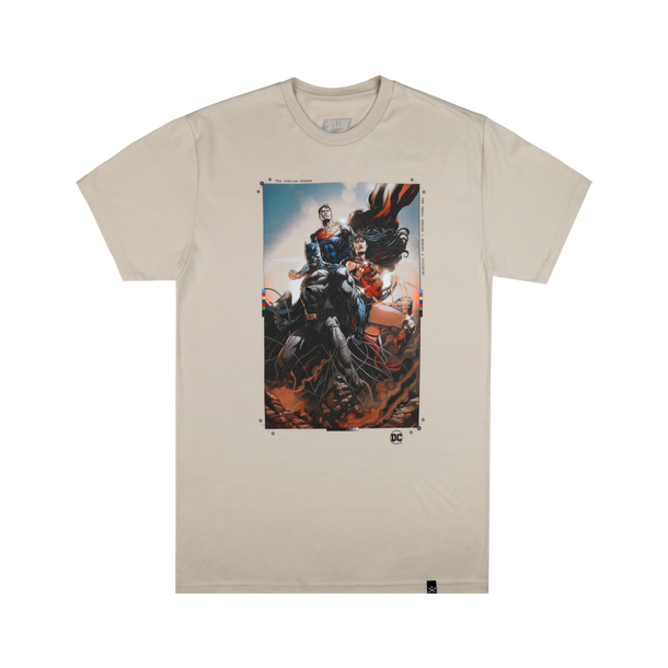 Justice League Natural Tee