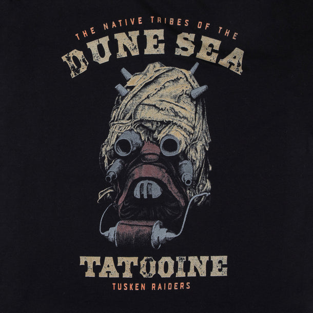 Dune Sea Tusken Raider of Tatooine Black Tee