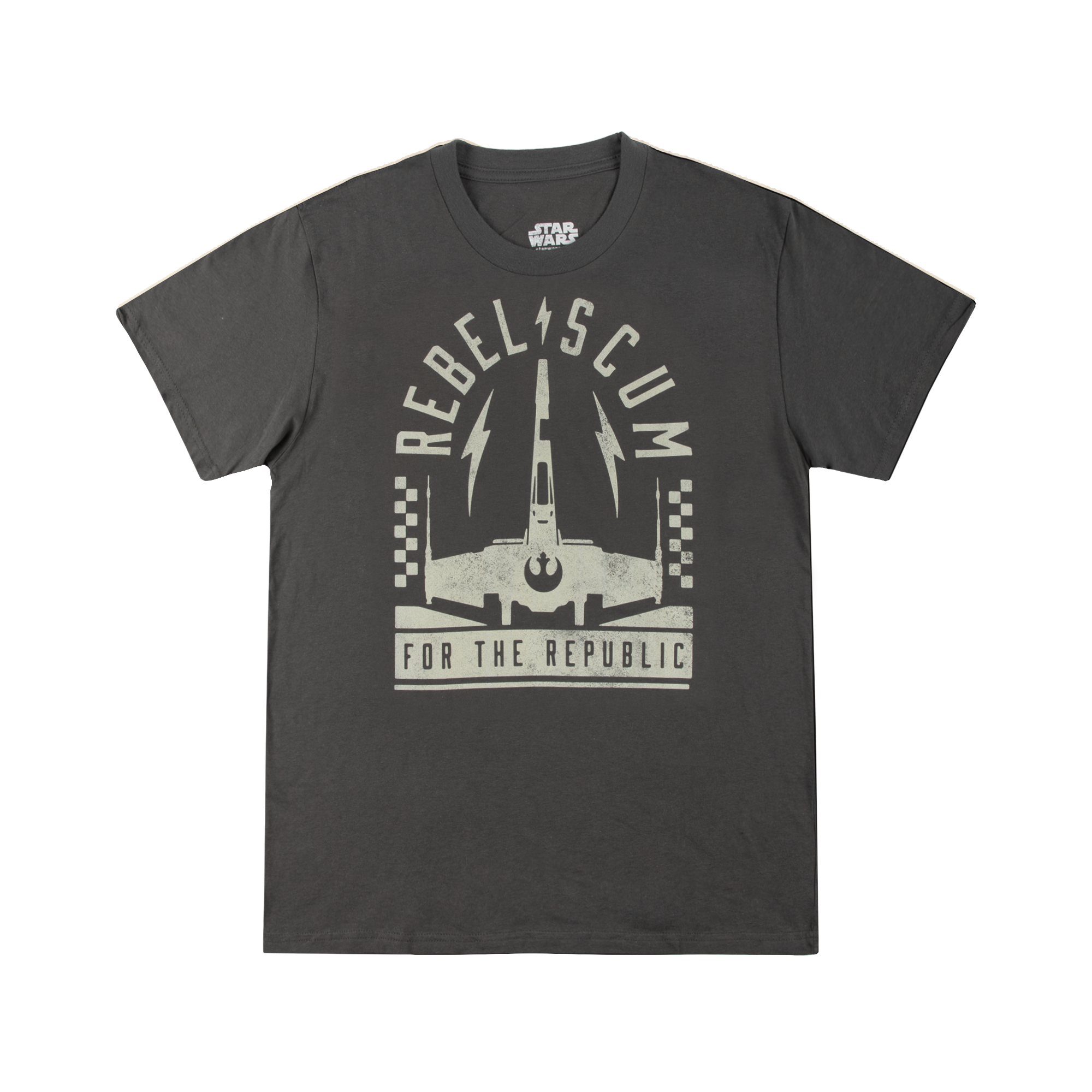 X-Wing Rebel Scum On Charcoal Tee