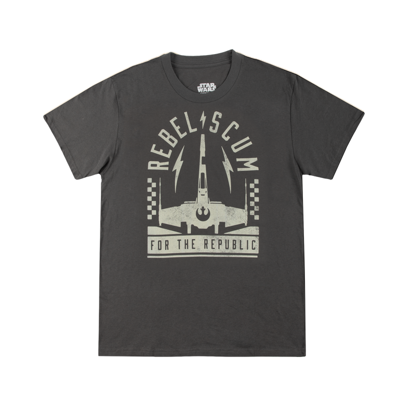 X-Wing Rebel Scum On Charcoal Tee