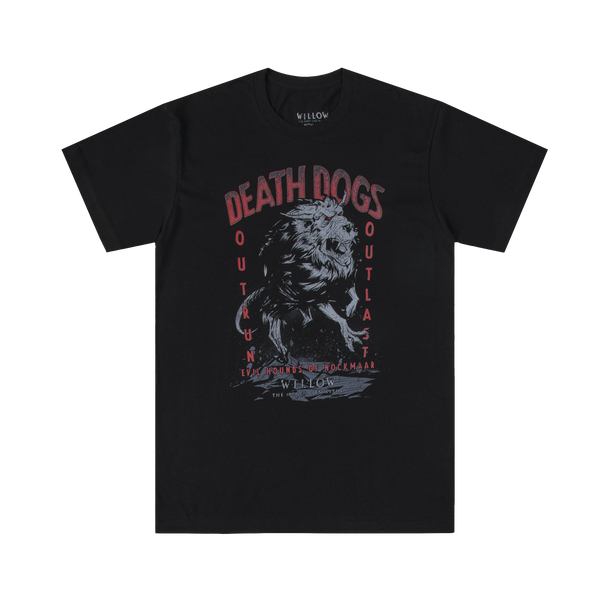 Willow Death Dogs Black Tee