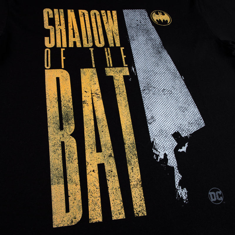 Yellow Shadow of the Bat Black Tee