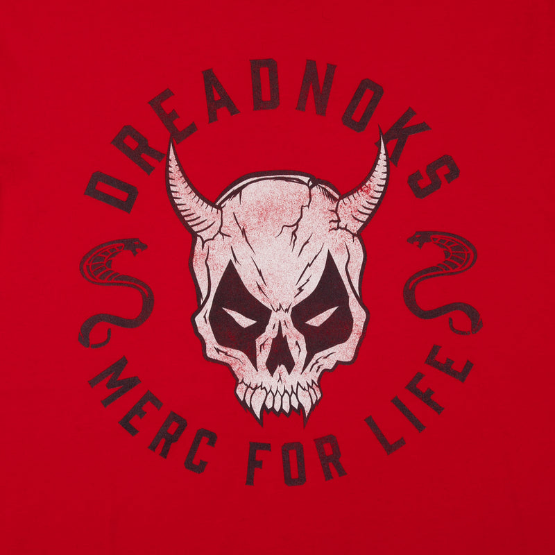 Dreadnoks Merc For Life Red Tee