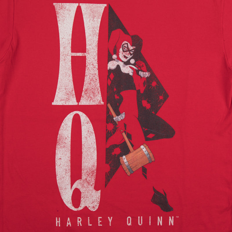 Harley Quinn with Mallet Red Tee