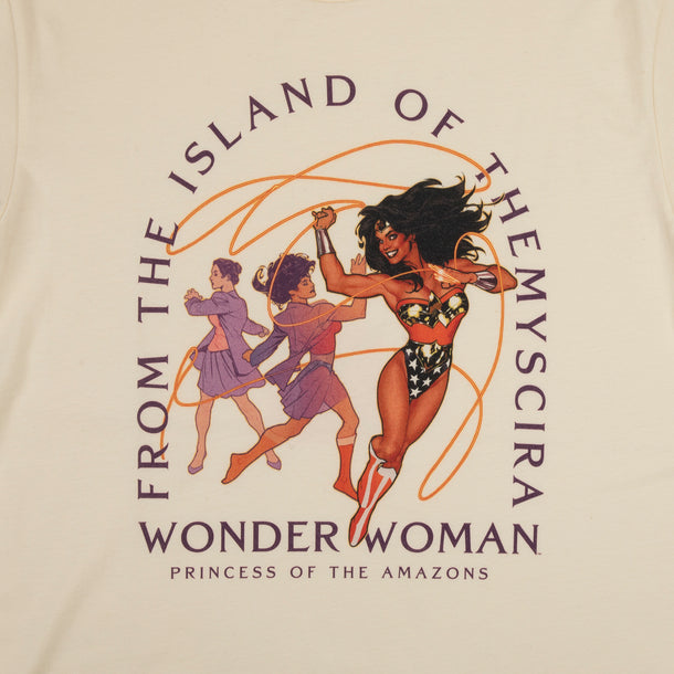From The Island Of Themyscira Natural Tee