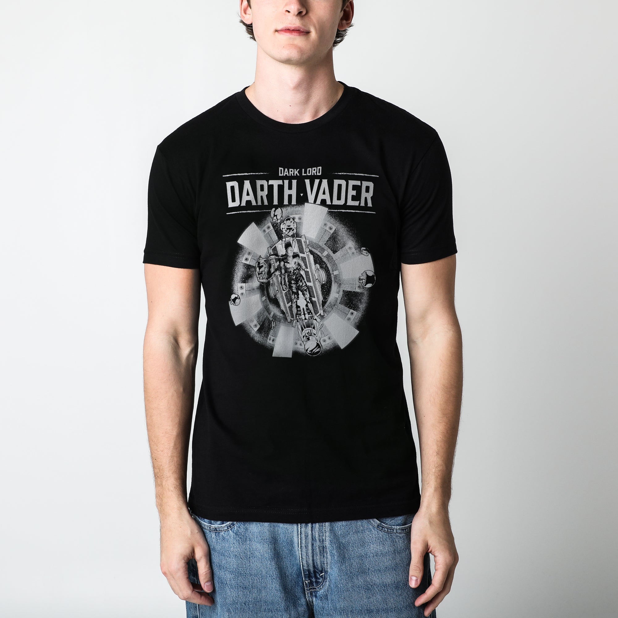 Darth Vader on Gurney Black Tee