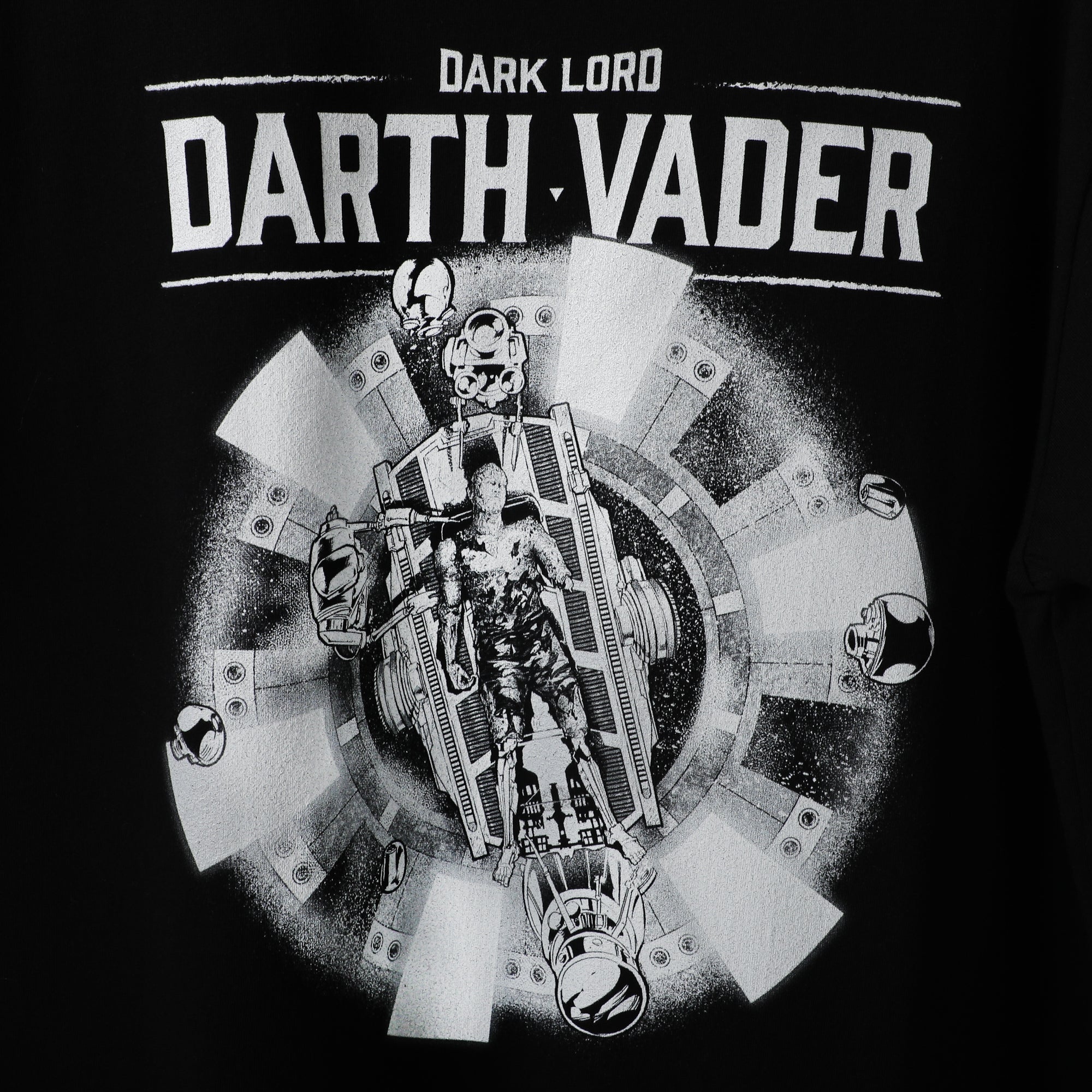 Darth Vader on Gurney Black Tee