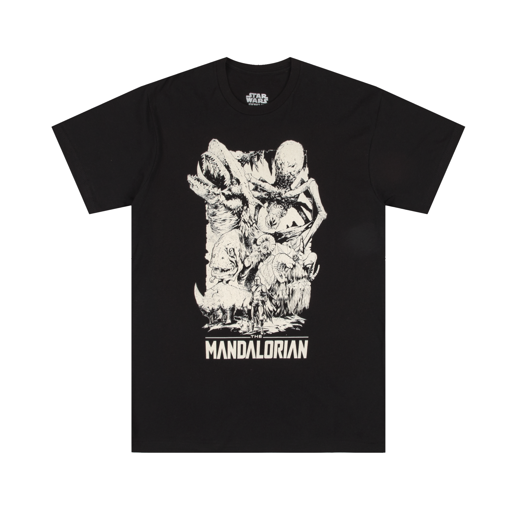 The Mandalorian Creatures Black Tee