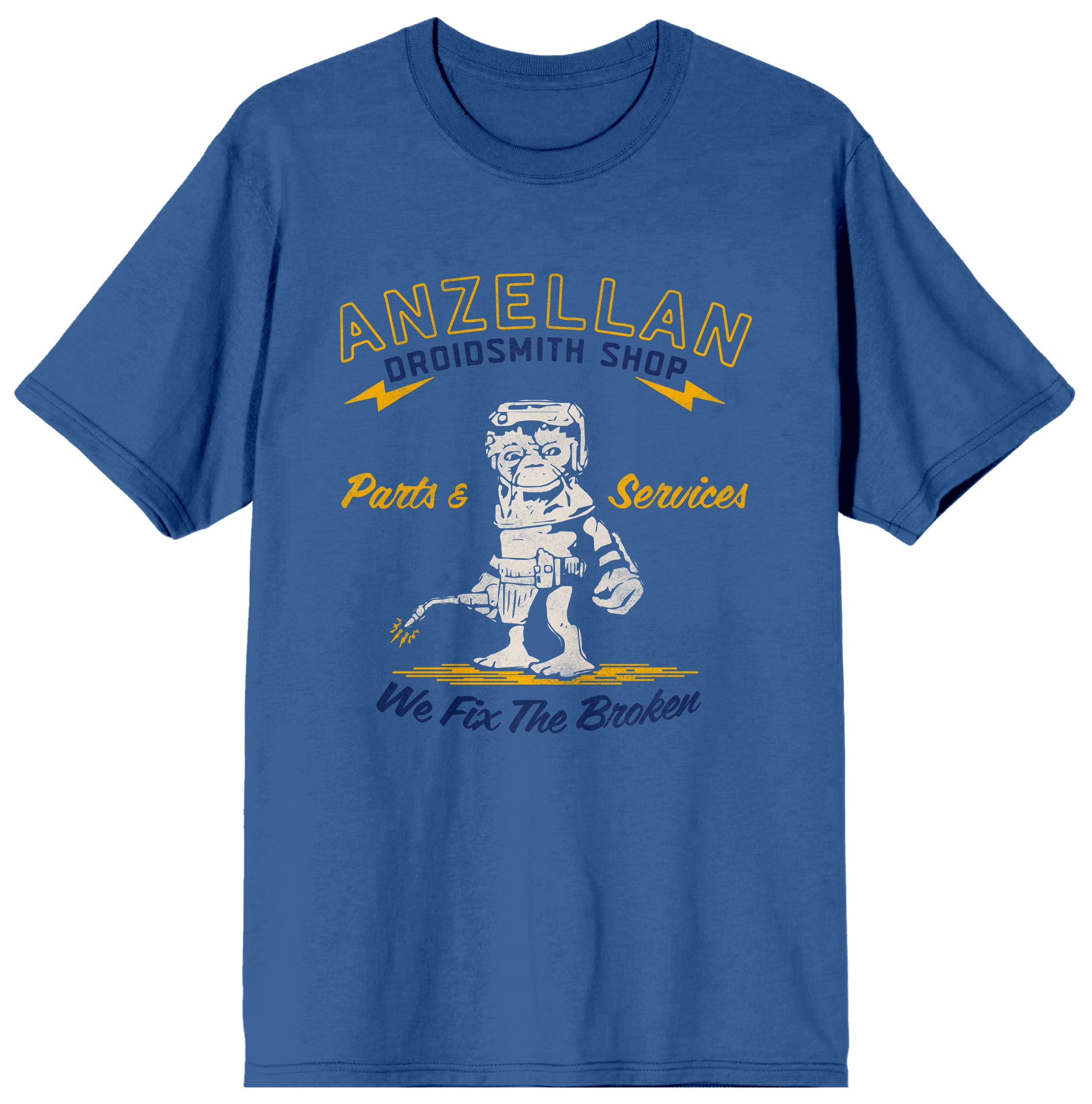 Anzellan Droidsmith Shop Royal Blue Tee