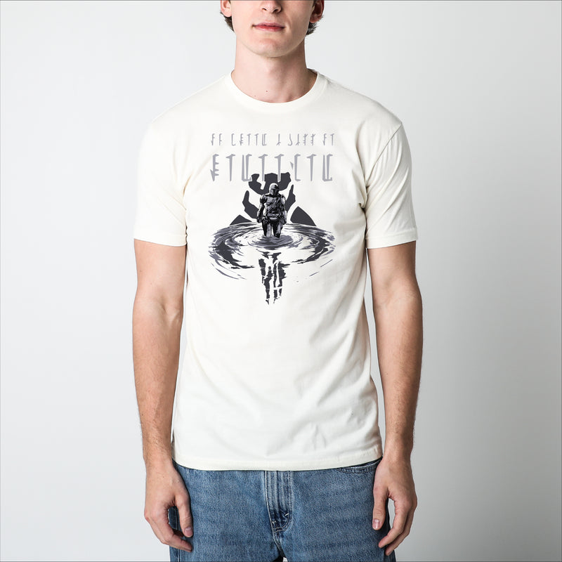 Living Waters with Mythosaur Symbol Natural Tee