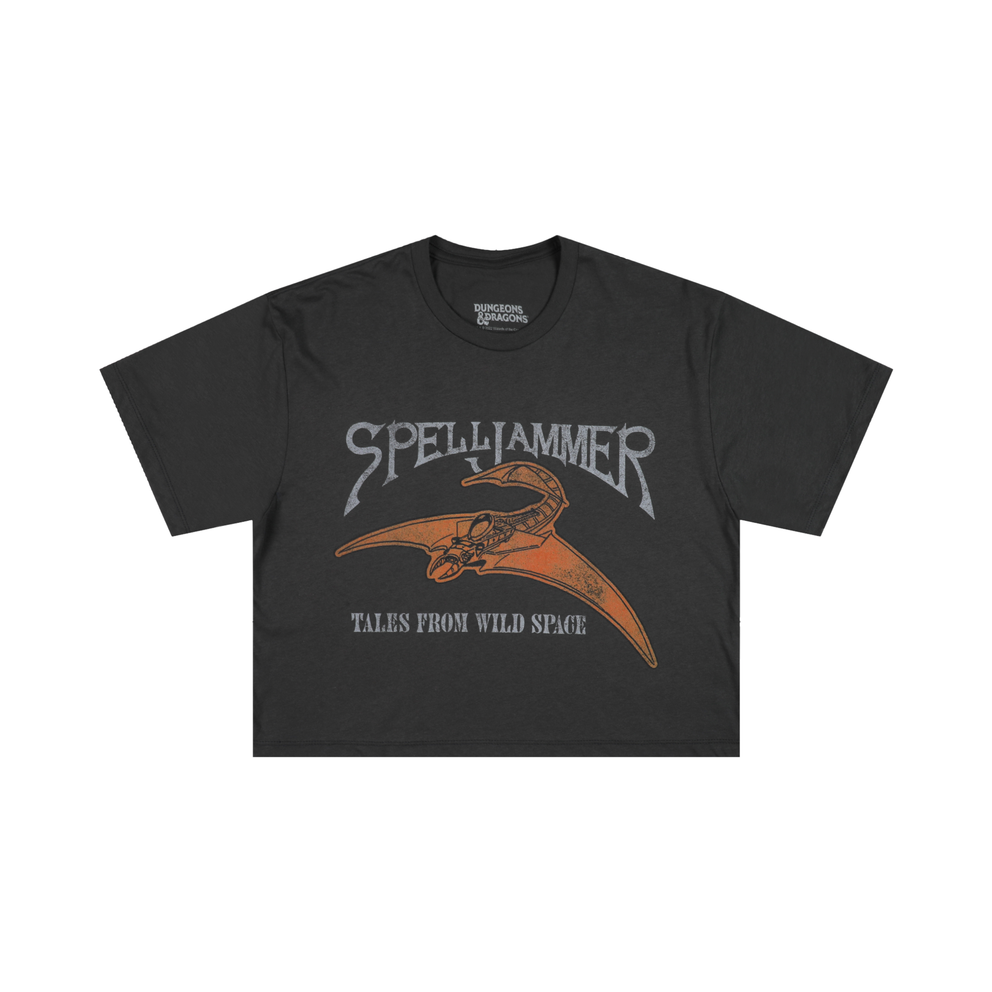 Dungeons & Dragons: Spelljammer Cropped Gray Tee | Official Apparel ...