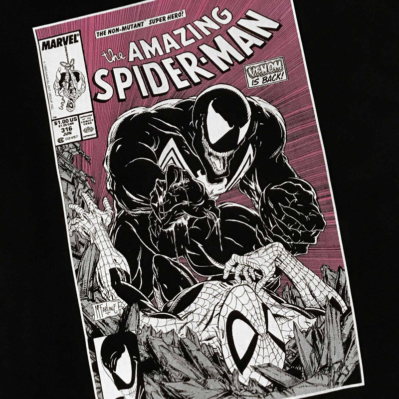 Spider-Man Cover 361 Black Tee
