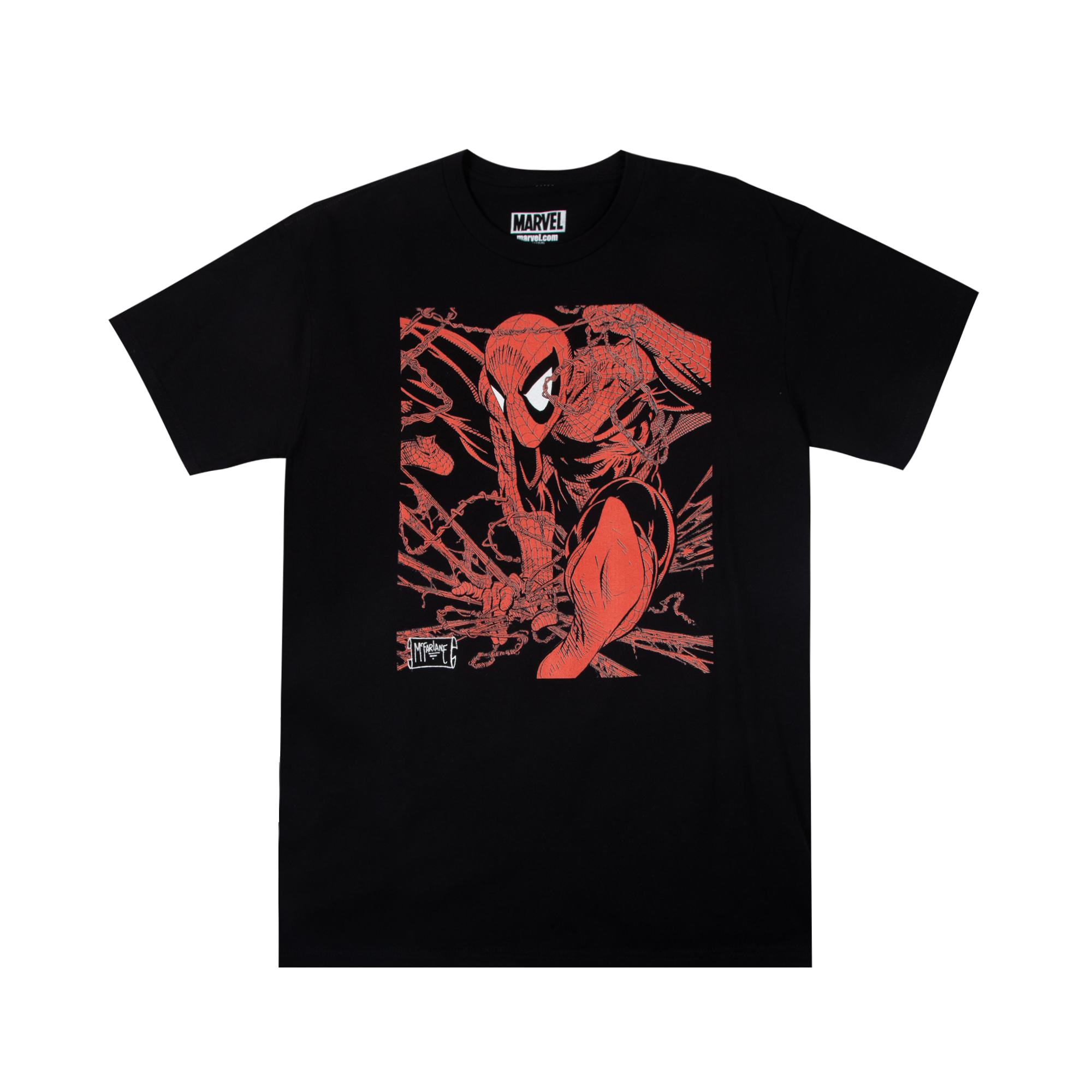 McFarlane Spider-Man Art Black Tee