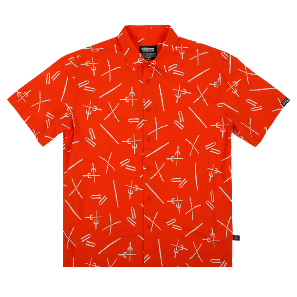 Weapons Orange Button-Down Shirt