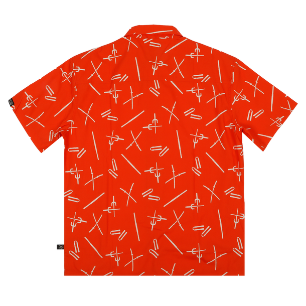 Weapons Orange Button-Down Shirt