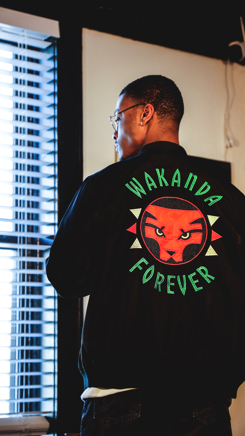 Wakanda jacket sales