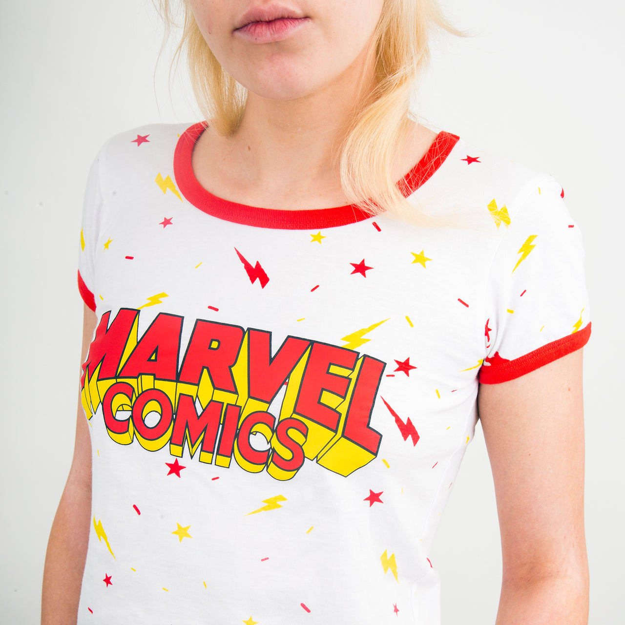 Canotta Donna Marvel Fumetto Retrò – Stampa Originale, Retro Racerback - 5